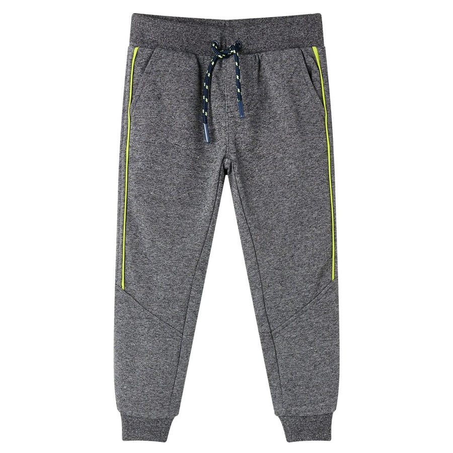 Kinderjoggingbroek 104 gemêleerd grijs
