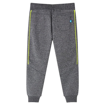 Kinderjoggingbroek 104 gemêleerd grijs