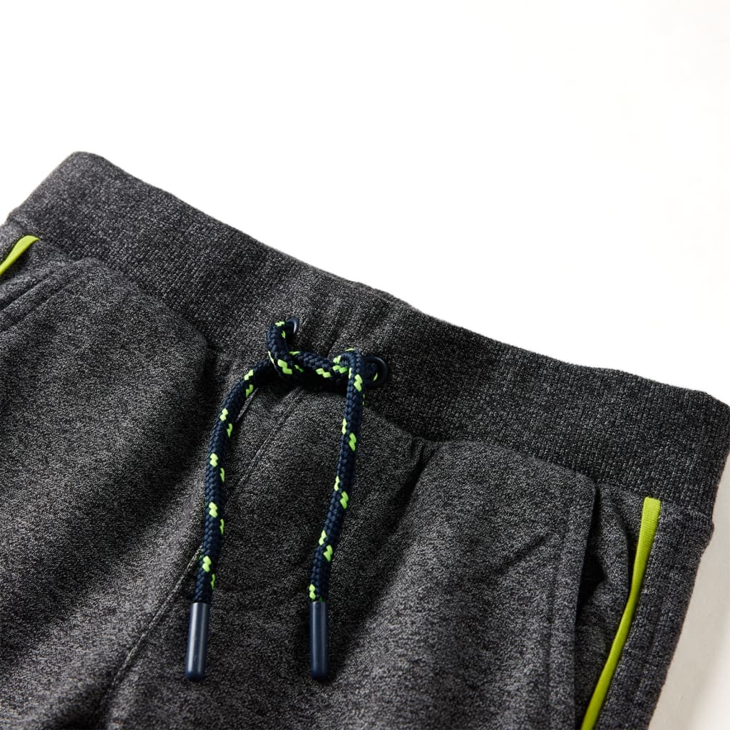 Kinderjoggingbroek 104 gemêleerd grijs