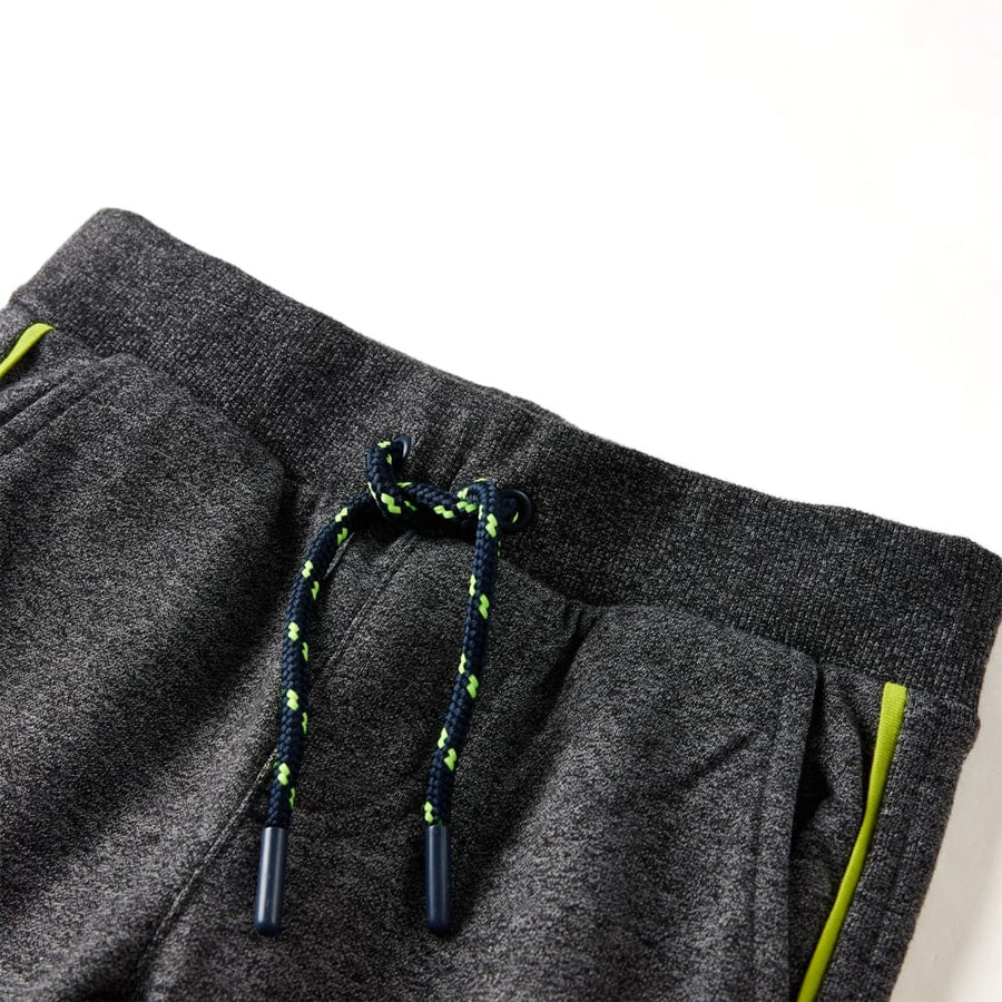Kinderjoggingbroek 104 gemêleerd grijs