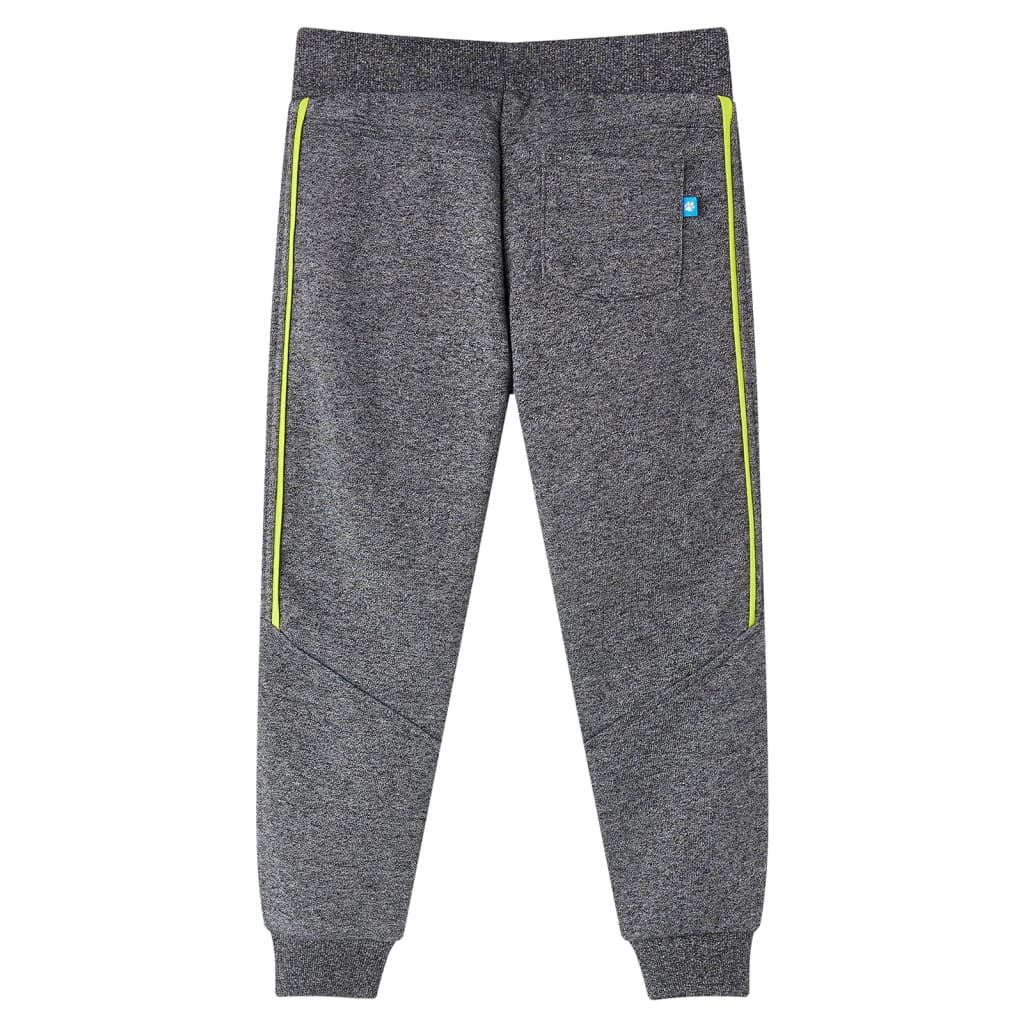 Kinderjoggingbroek 128 gemêleerd grijs