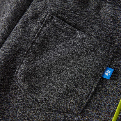 Kinderjoggingbroek 128 gemêleerd grijs
