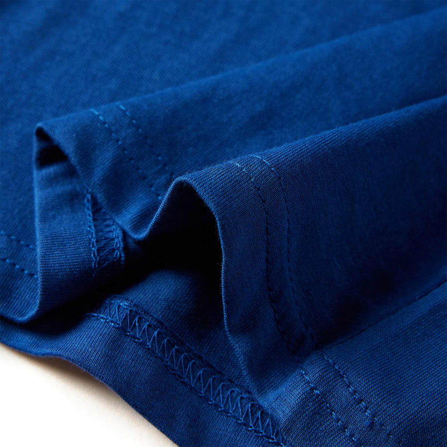 Kindershirt met lange mouwen 128 donkerblauw Donkerblauw 128