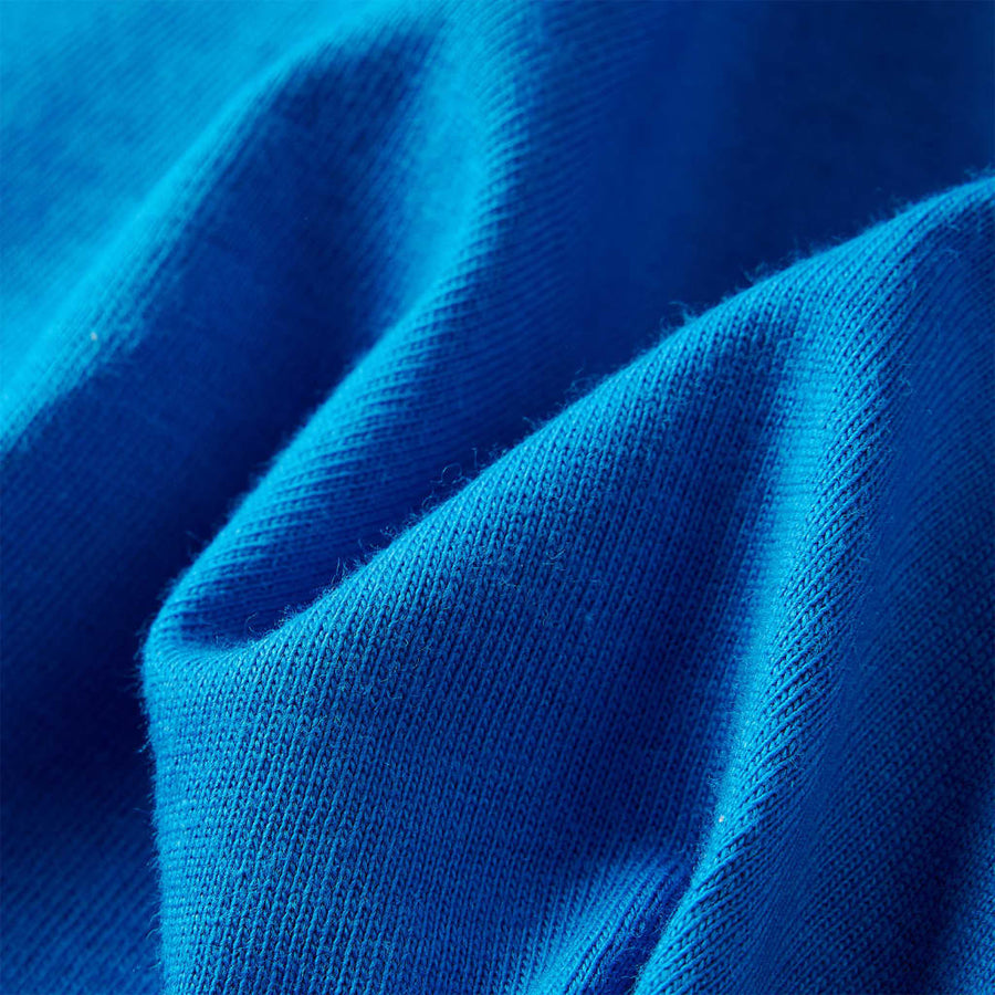 Kindershirt met lange mouwen 104 kobaltblauw Blauw 104