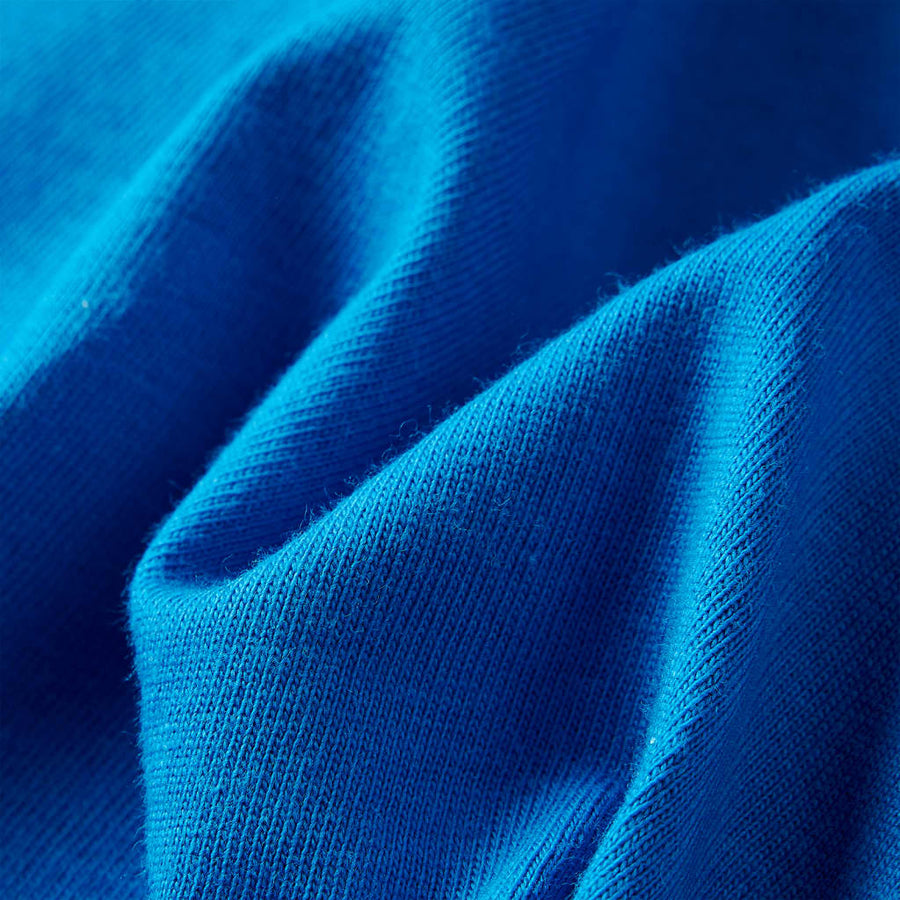 Kindershirt met lange mouwen 116 kobaltblauw Blauw 116