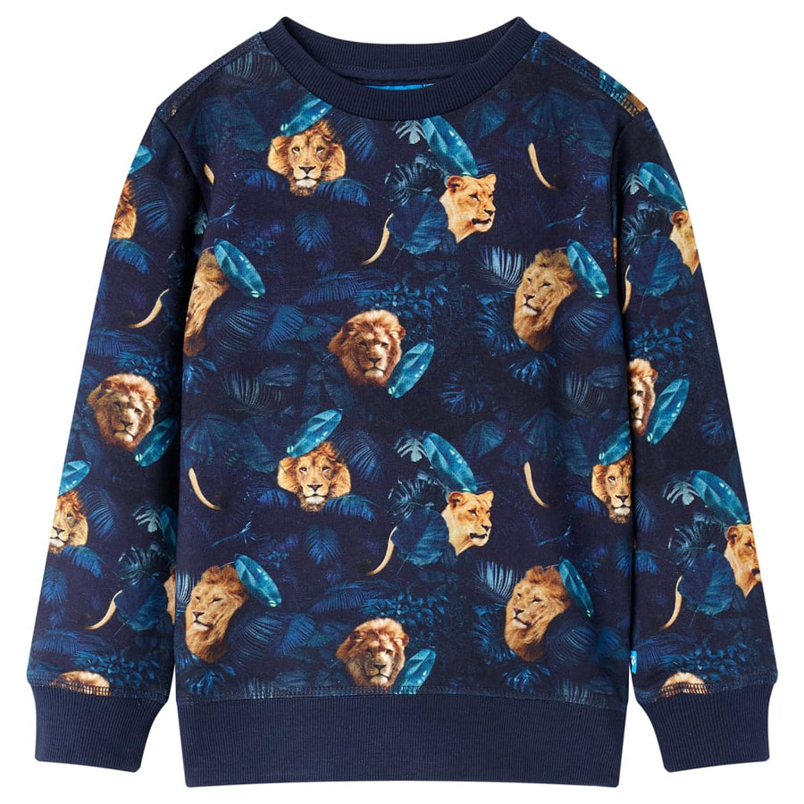 Kindertrui 128 marineblauw 128