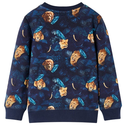 Kindertrui 128 marineblauw 128