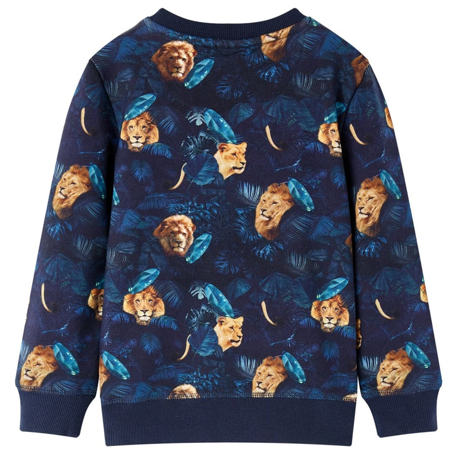 Kindertrui 128 marineblauw 128