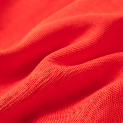 Kindertrui met capuchon 140 rood 140