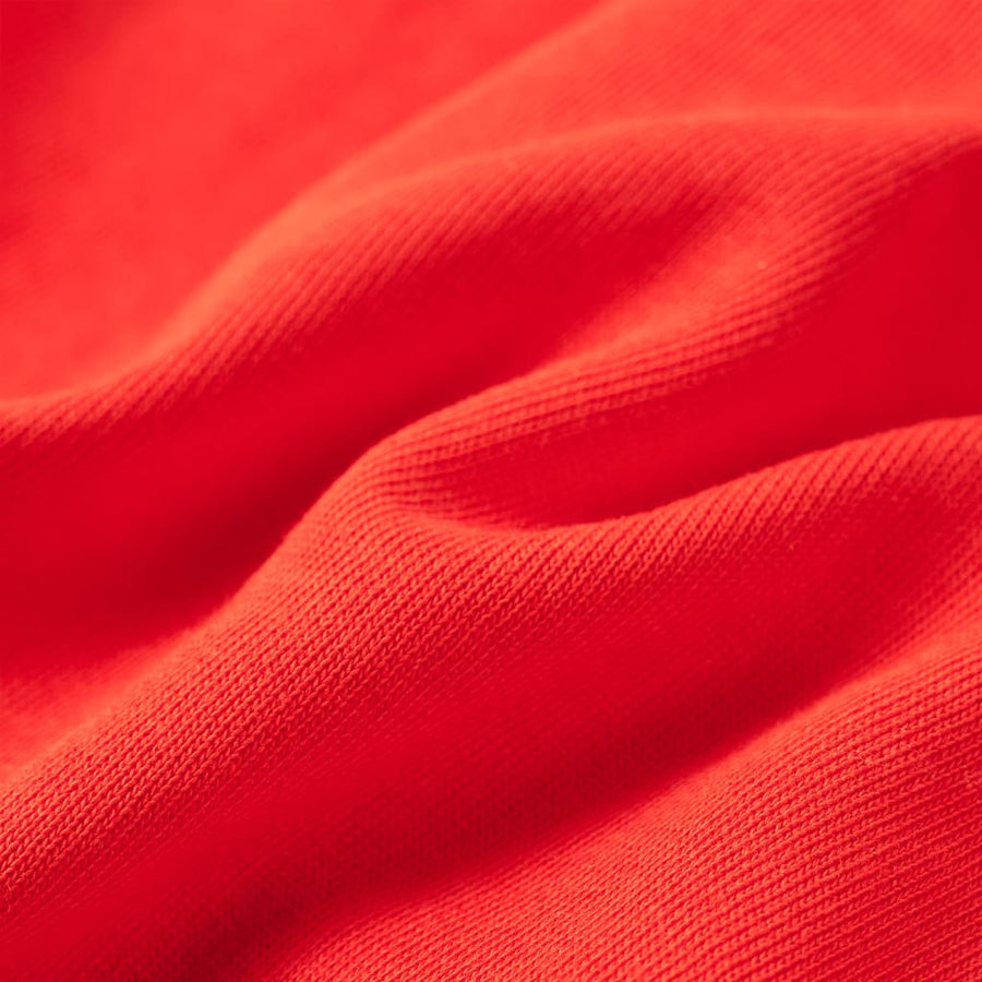 Kindertrui met capuchon 140 rood 140