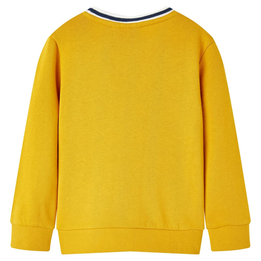 Kindertrui 128 okerkleurig Oker 128