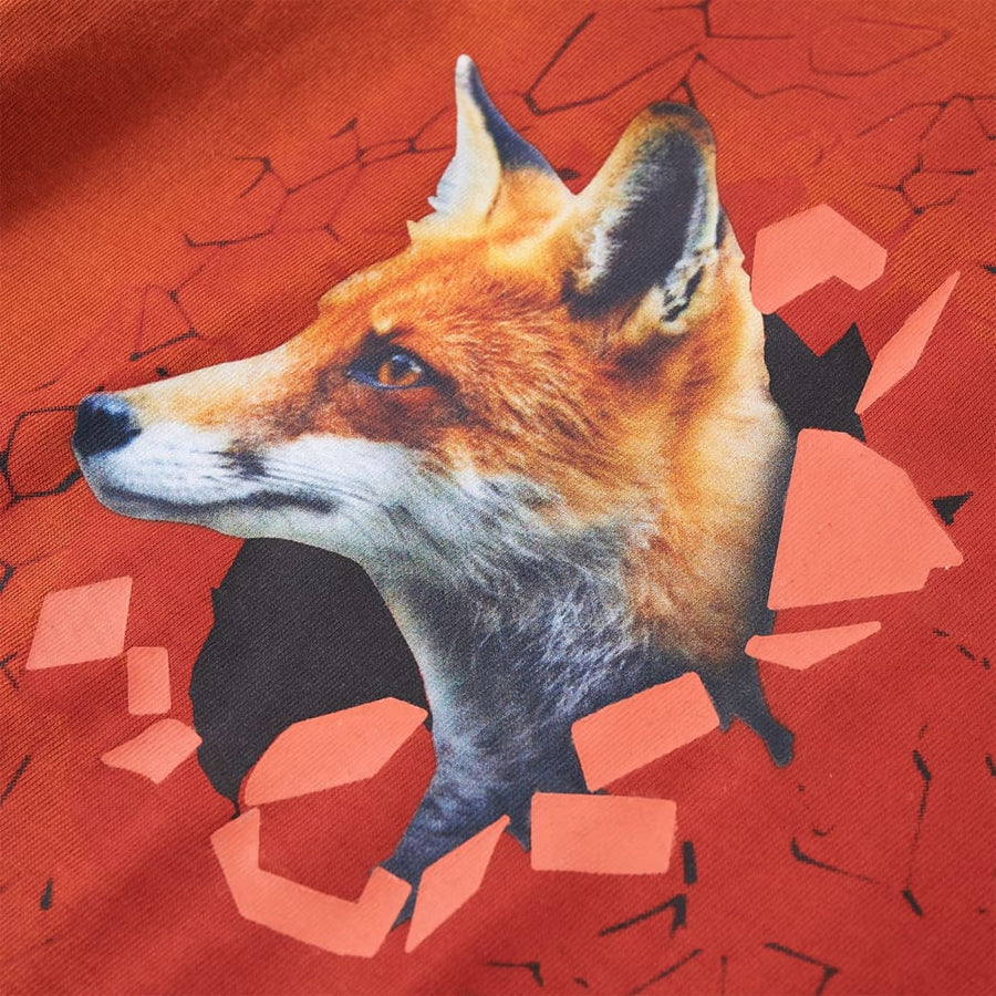 Kindershirt met lange mouwen 116 lichtroestkleurig Roestbruin