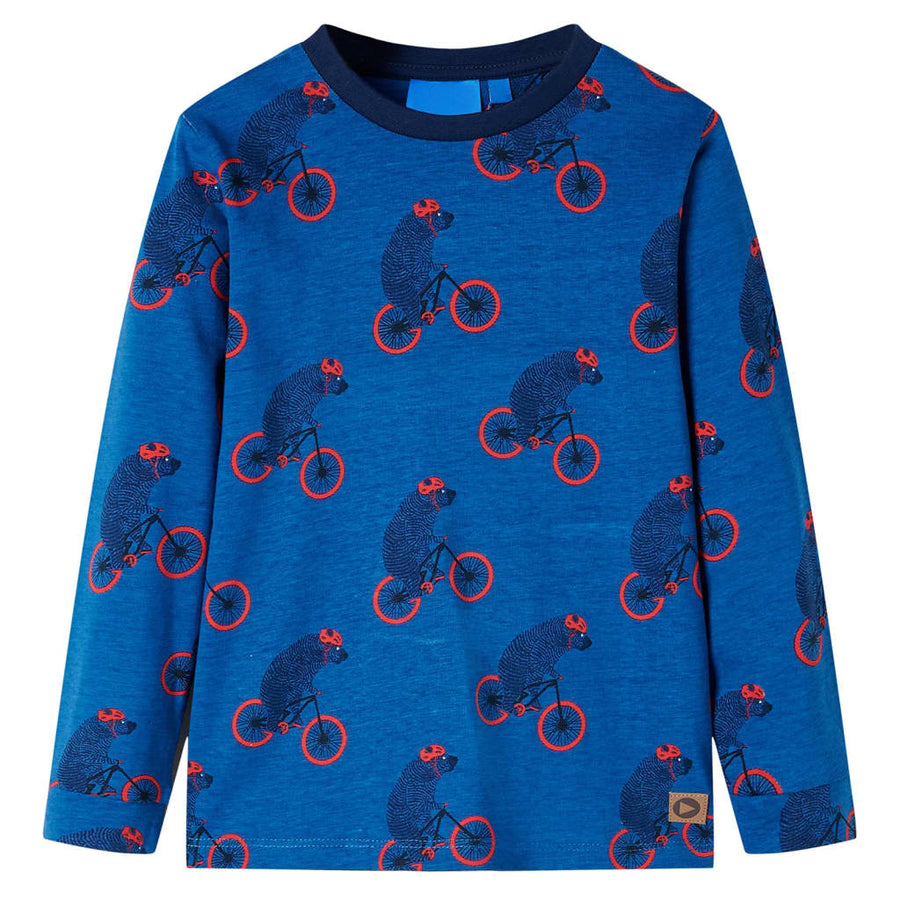 Kinderpyjama met lange mouwen 116 petroleumkleurig 116