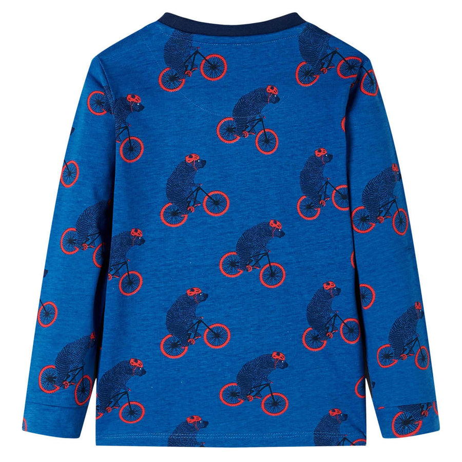 Kinderpyjama met lange mouwen 116 petroleumkleurig 116