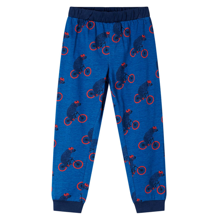 Kinderpyjama met lange mouwen 116 petroleumkleurig 116