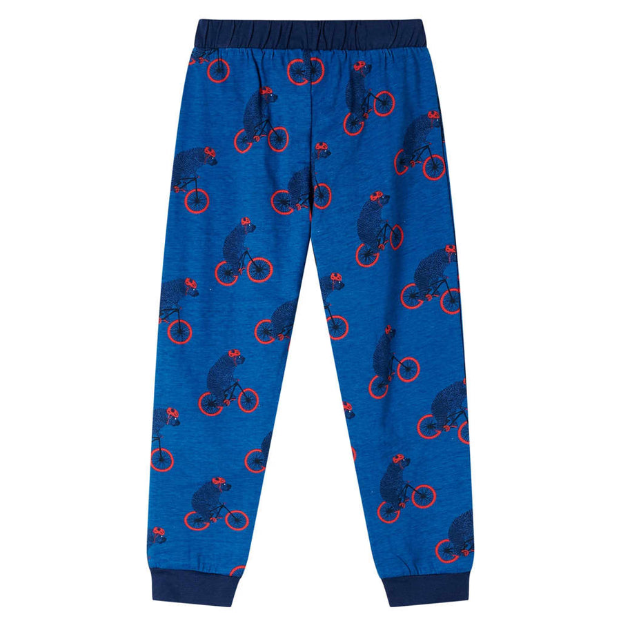 Kinderpyjama met lange mouwen 116 petroleumkleurig 116