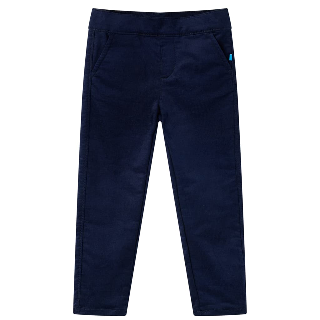 Kinderbroek 92 donker marineblauw Donkermarineblauw 92