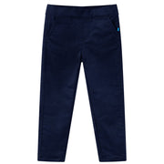 Kinderbroek 116 donker marineblauw katoen
