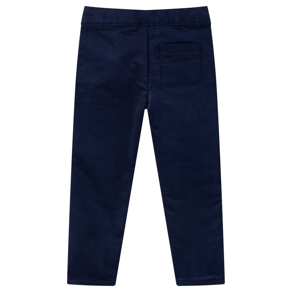 Kinderbroek 128 donker marineblauw Donkermarineblauw 128