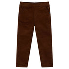 Kinderbroek 116 cognac katoen