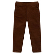 Kinderbroek 128 cm cognac katoen