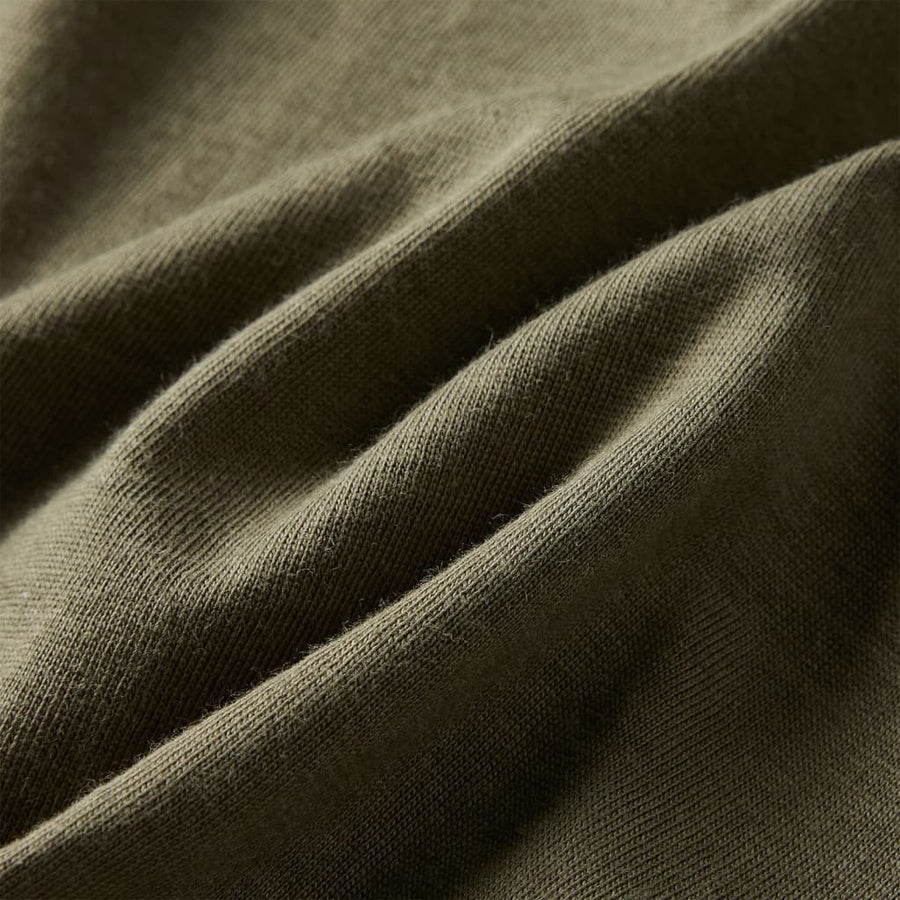 Kindershirt met lange mouwen 104 kakikleurig