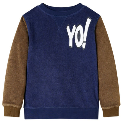 Kindertrui 128 donkermarineblauw 128