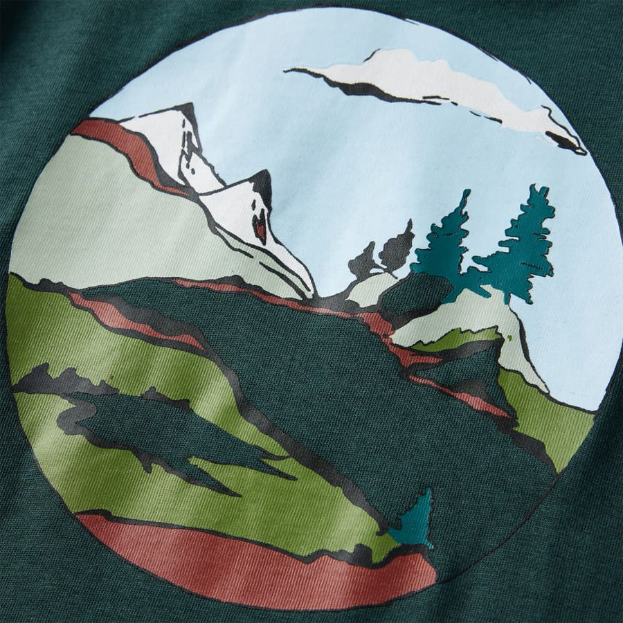 Kindershirt met lange mouwen 104 donkergroen 104