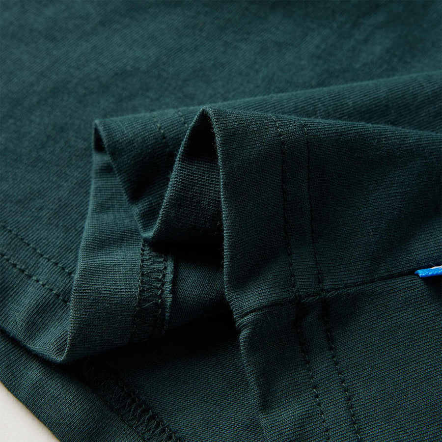 Kindershirt met lange mouwen 104 donkergroen 104