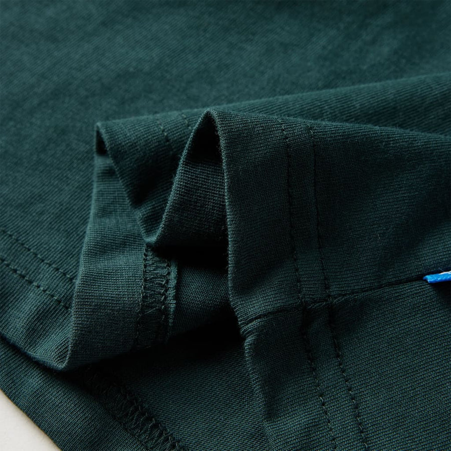 Kindershirt met lange mouwen 116 donkergroen 116