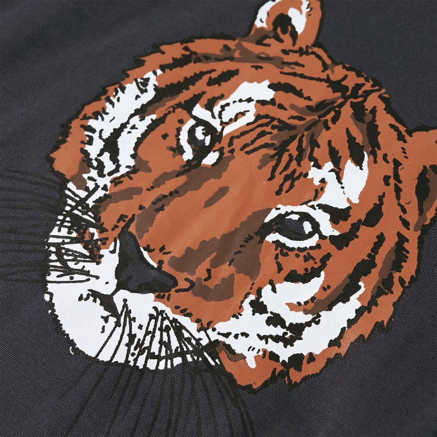 Kindershirt met lange mouwen 92 antracietkleurig 92