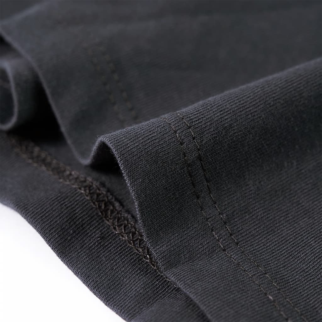 Kindershirt met lange mouwen 104 antracietkleurig 104