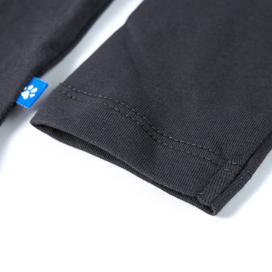 Kindershirt met lange mouwen 116 antracietkleurig 116