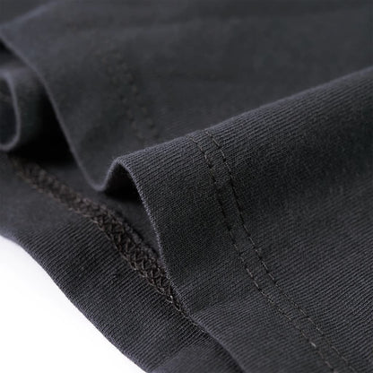 Kindershirt met lange mouwen 128 antracietkleurig 128