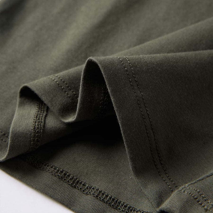 Kindershirt met lange mouwen 104 kakikleurig Kaki 104