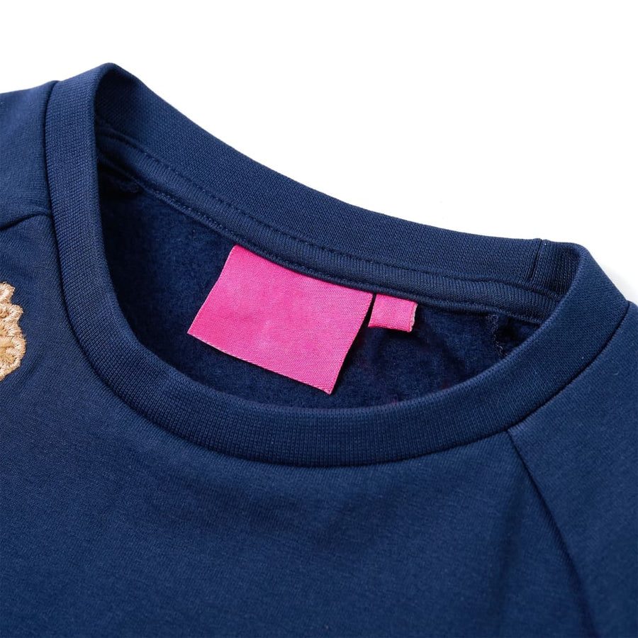 Kindertrui 104 marineblauw Marineblauw