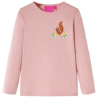 Children's long-sleeved shirt 104 light pink