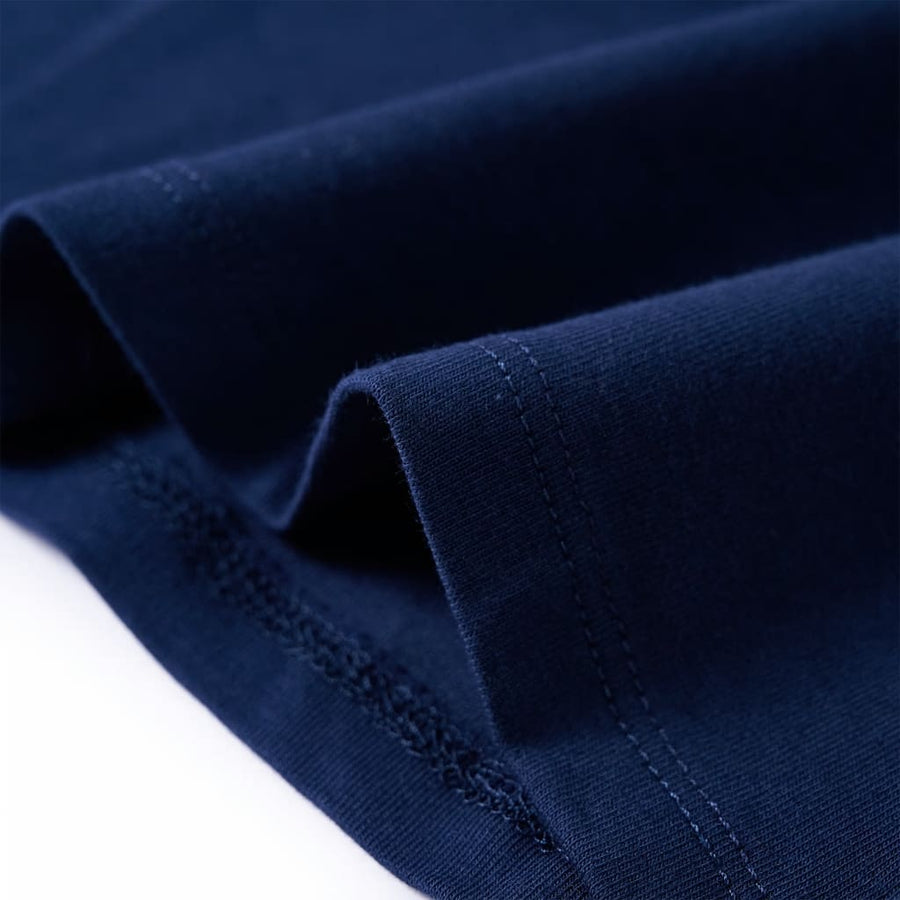Kindershirt met lange mouwen 104 marineblauw Marineblauw 104