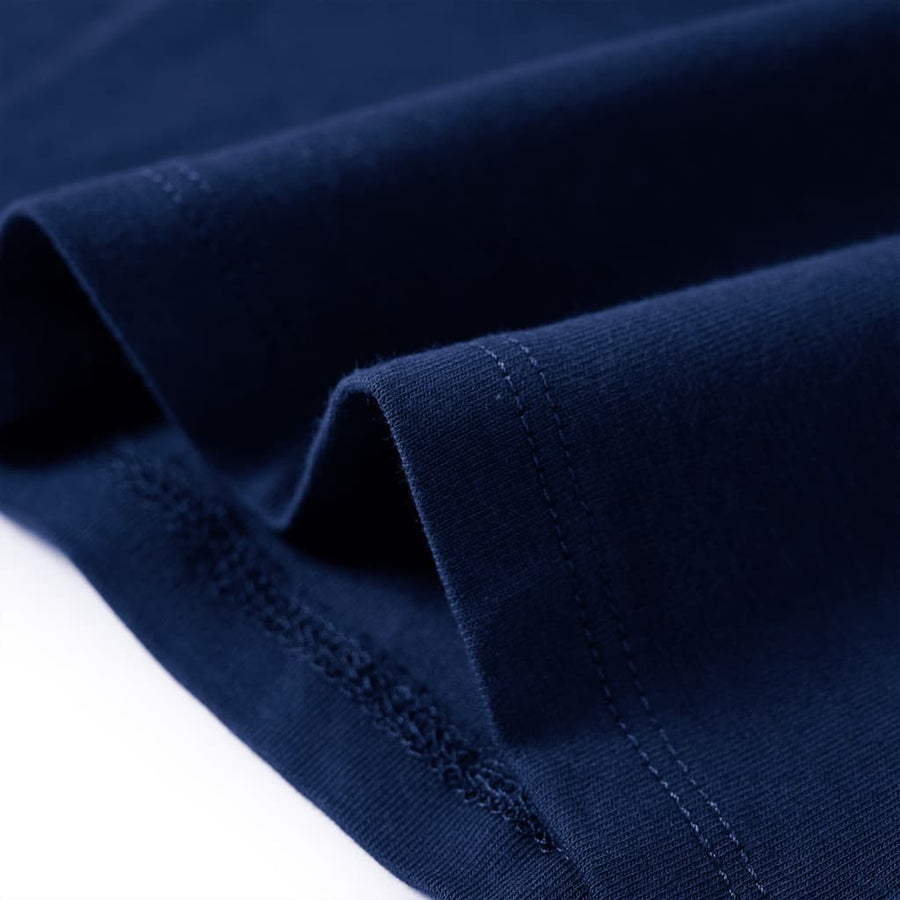 Kindershirt met lange mouwen 116 marineblauw Marineblauw 116