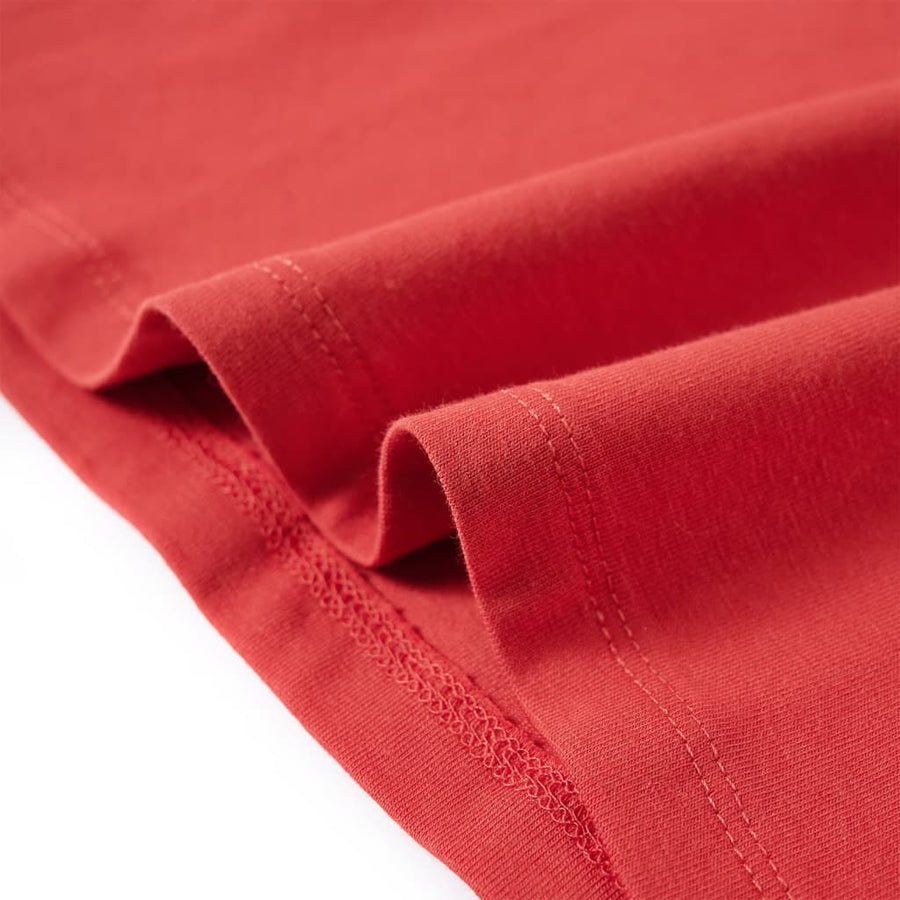 Kindershirt met lange mouwen 140 roodbruin Rood 140