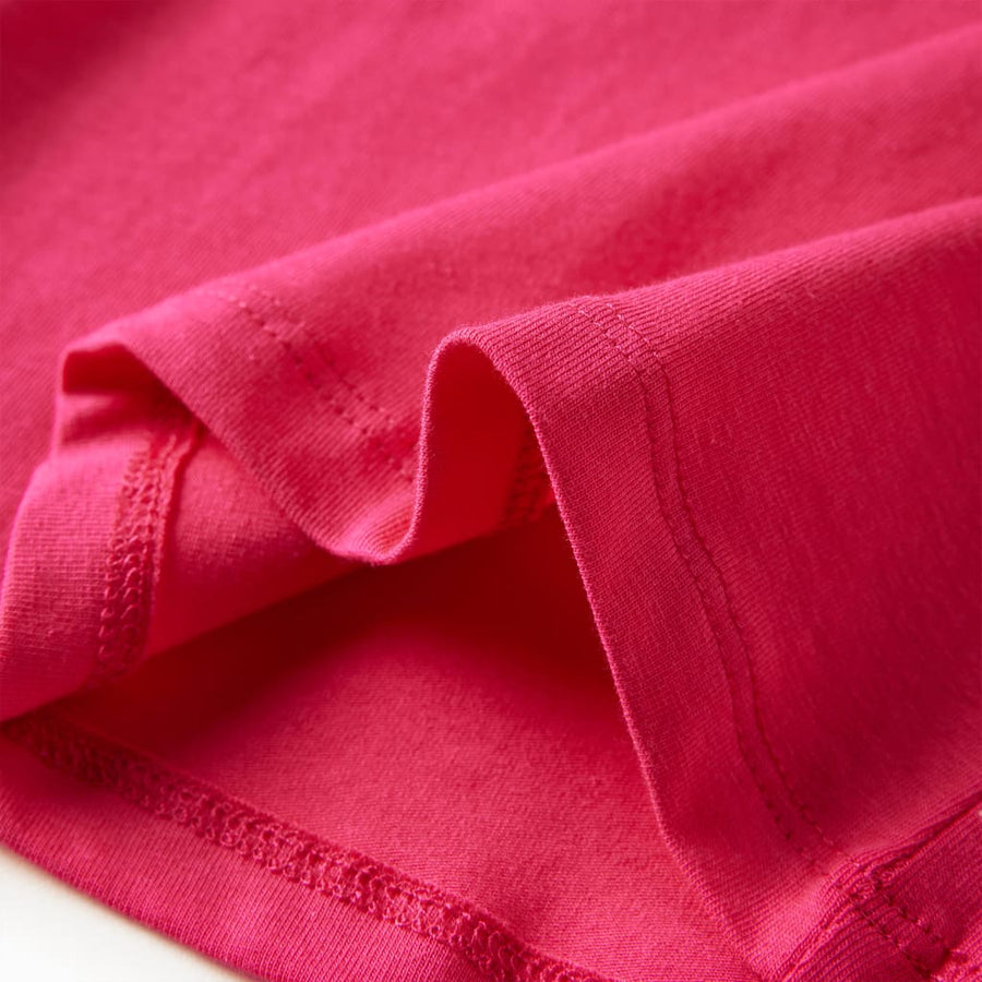 Kindershirt met lange mouwen 104 felroze Roze