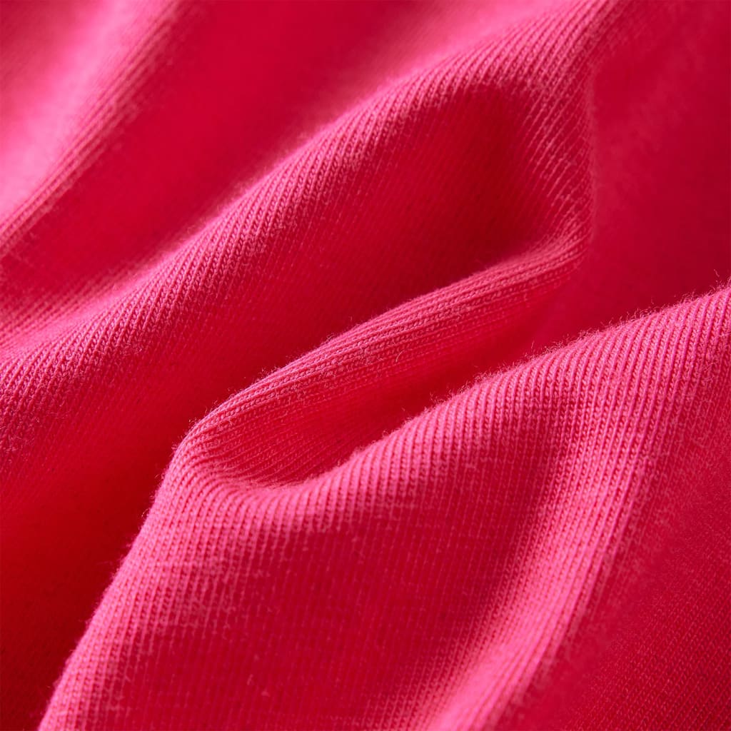 Kindershirt met lange mouwen 104 felroze Roze