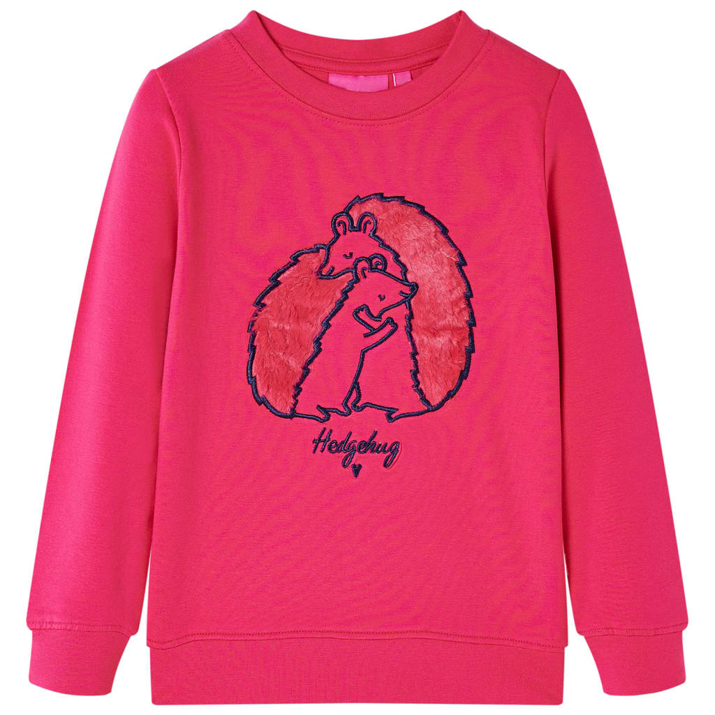Kindertrui 116 felroze Roze 116
