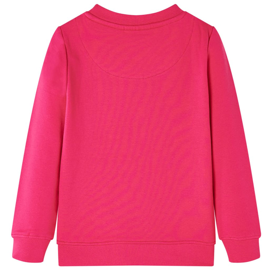 Kindertrui 116 felroze Roze 116