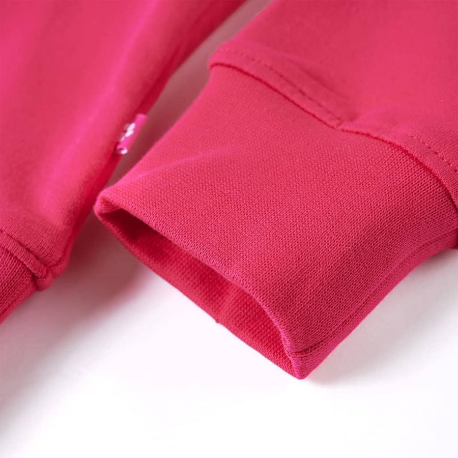 Kindertrui 116 felroze Roze 116