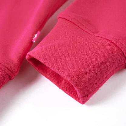 Kindertrui 128 felroze Roze 128