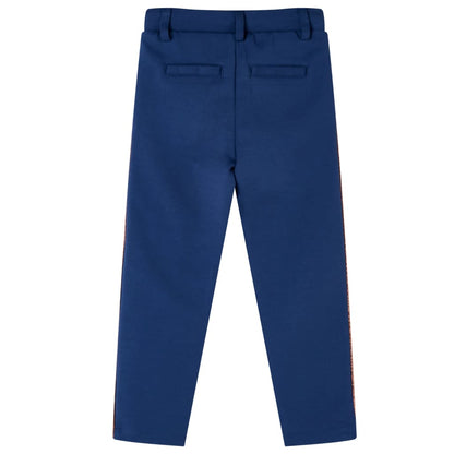 Kinderbroek met trekkoord 92 marineblauw