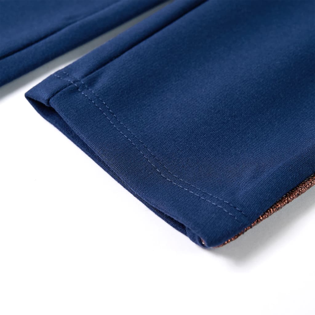 Kinderbroek met trekkoord 92 marineblauw