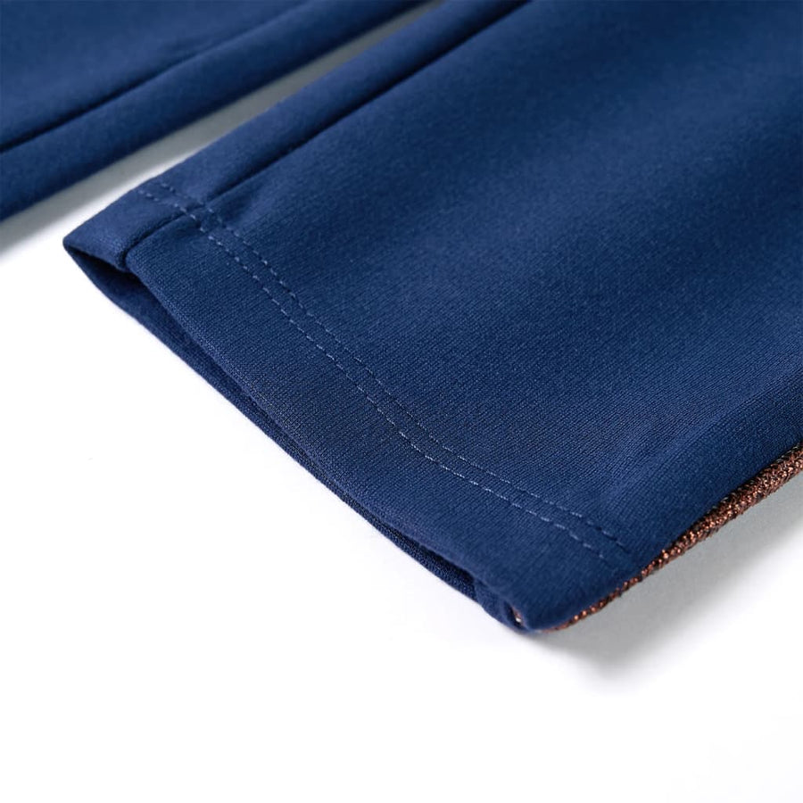 Kinderbroek met trekkoord 92 marineblauw
