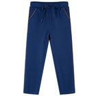 Kids' trousers with drawstring 116 navy
